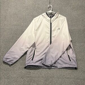Grey New Balance Windbreaker
